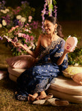 Albela Organza Navy Saree