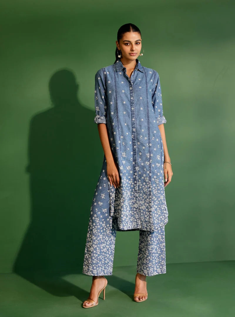 Moor Denim Blue Co-ord Set