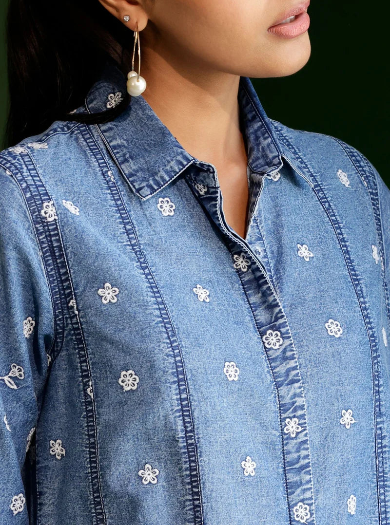 Moor Denim Blue Co-ord Set